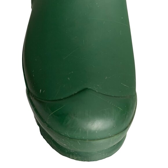 HUNTER Original Tall Womens Size 6 Green Outdoor Waterproof Knee High Rain Boots - Picture 7 of 14